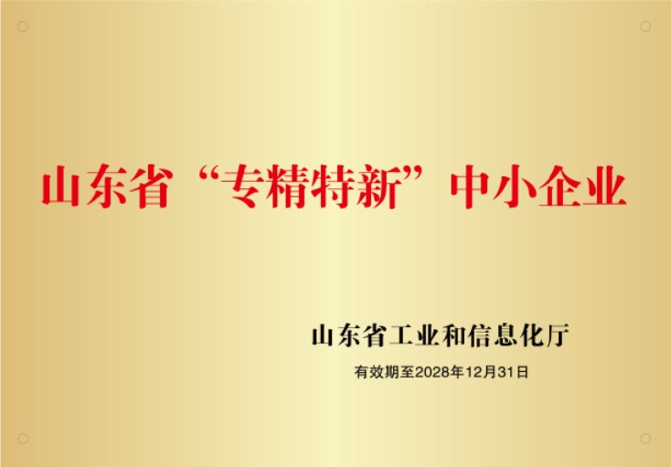山东省“专精特新”中小企业